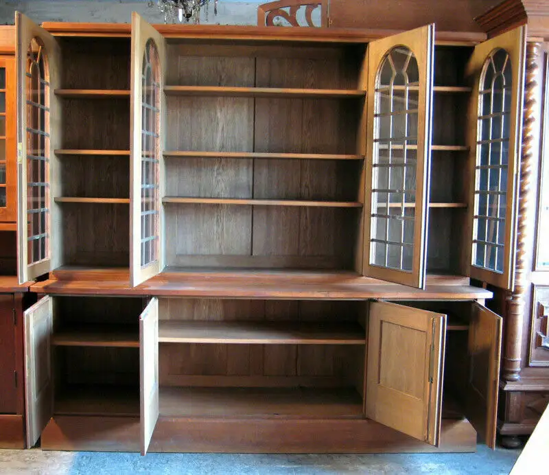 Zwei Jugendstil Riemerschmid Bücherschränke gefertigt um 1910 Antik Kolosseum 2