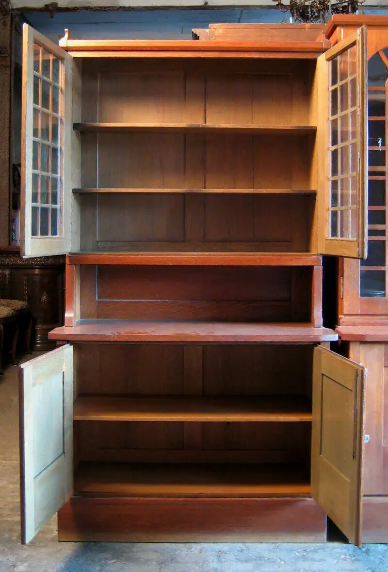Zwei Jugendstil Riemerschmid Bücherschränke gefertigt um 1910 Antik Kolosseum 7