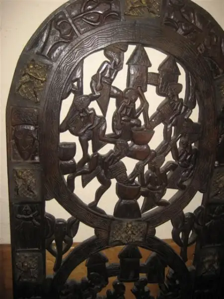 Wandbilnis, Relief Holz, Afrika 1