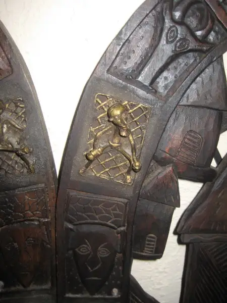 Wandbilnis, Relief Holz, Afrika 2