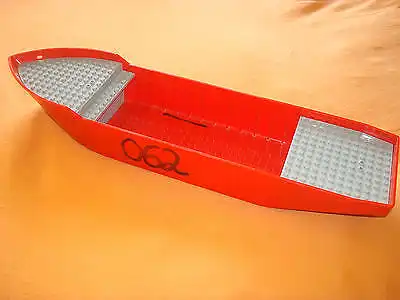 LEGO® Schiff Schiffsrumpf Boot rot Feuerwehr nur Rumpf aus 4031 ohne Aufkleber