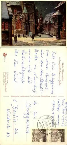 Postkarte22617 - Kunst - Alt-Nürnberg - Sebaldus Chörlein - L. Mößler - Weihnach