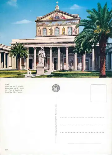 Ak4726 Roma - Rom - Basilika Hl. Paulus