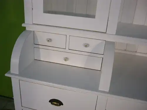 Schrank Vitrine im Shabby Look einmalig Verkaufsschrank