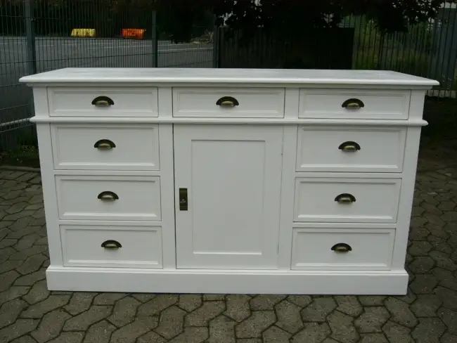 Sideboard Anrichte Landhaus Theke Raumteiler Shabby Look 0