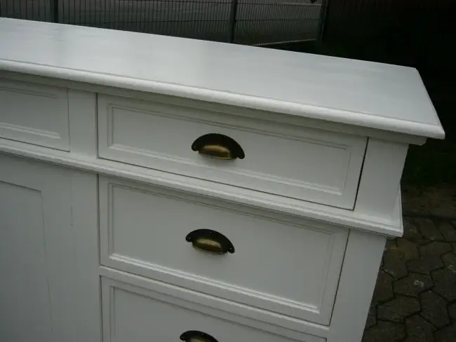 Sideboard Anrichte Landhaus Theke Raumteiler Shabby Look 4