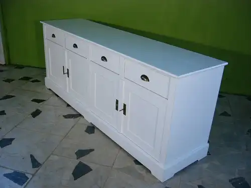 Anrichte Sideboard weiß Kommode Theke Raumteiler