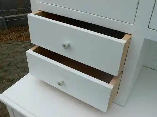 Buffet Küchen Buffet Bauhaus weiß restauriert antik um 1930 Jhd.