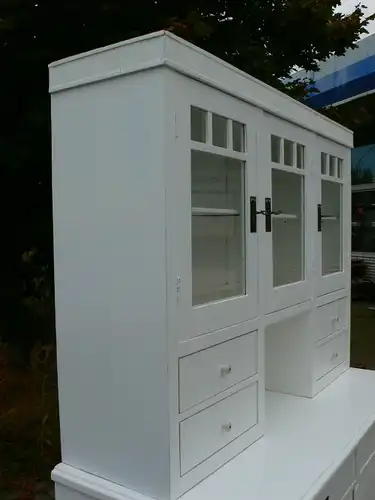 Buffet Küchen Buffet Bauhaus weiß restauriert antik um 1930 Jhd.