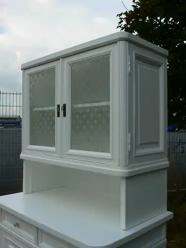 Buffet Küchen Buffet Bauhaus weiß restauriert antik um 1930 Jhd.