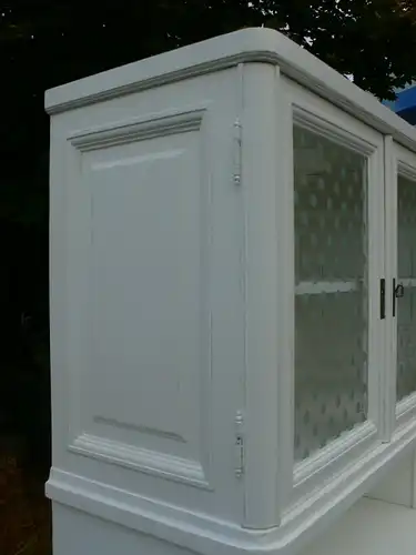 Buffet Küchen Buffet Bauhaus weiß restauriert antik um 1930 Jhd.