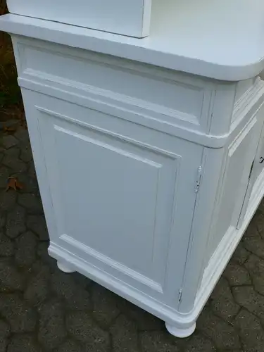 Buffet Küchen Buffet Bauhaus weiß restauriert antik um 1930 Jhd.