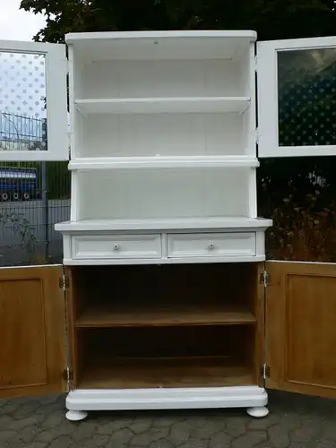 Buffet Küchen Buffet Bauhaus weiß restauriert antik um 1930 Jhd.