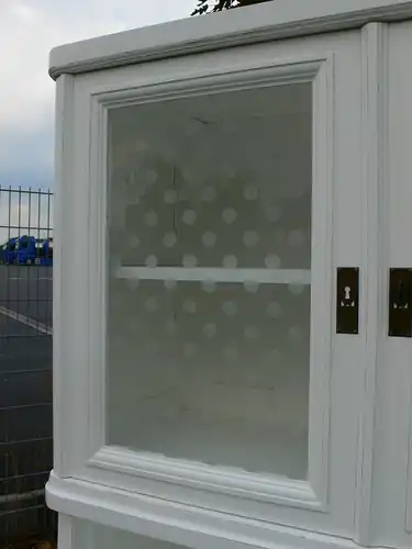 Buffet Küchen Buffet Bauhaus weiß restauriert antik um 1930 Jhd.