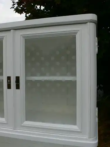 Buffet Küchen Buffet Bauhaus weiß restauriert antik um 1930 Jhd.