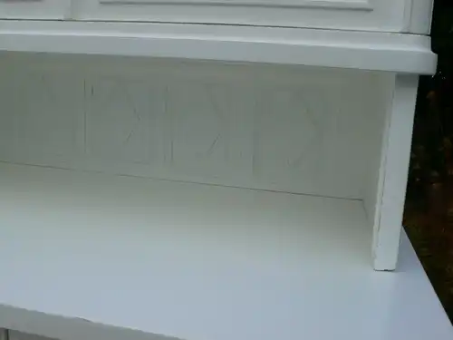 Buffet Küchen Buffet Bauhaus weiß restauriert antik um 1930 Jhd.