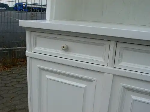 Buffet Küchen Buffet Bauhaus weiß restauriert antik um 1930 Jhd.