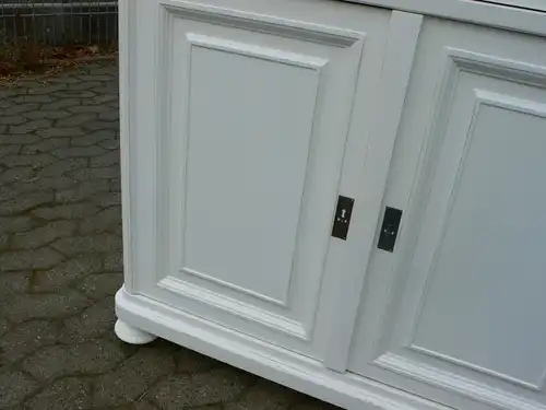 Buffet Küchen Buffet Bauhaus weiß restauriert antik um 1930 Jhd.