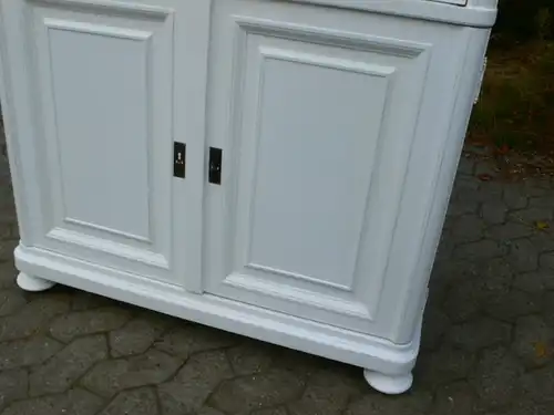 Buffet Küchen Buffet Bauhaus weiß restauriert antik um 1930 Jhd.