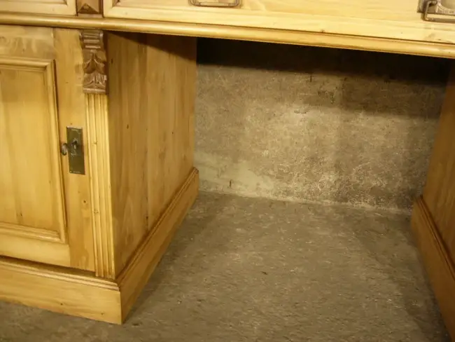 Schreibtisch Gründerzeit antik Weichholz Sekretär Schreibpult um 1900 Jhd. 6