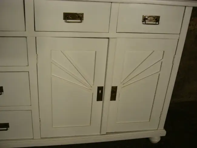 Buffet Jugendstil antik Küchen Schrank im Landhaus Stil um 1900 12