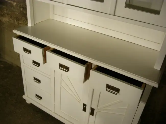 Buffet Jugendstil antik Küchen Schrank im Landhaus Stil um 1900 14
