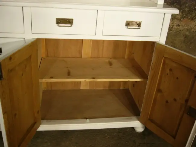 Buffet Jugendstil antik Küchen Schrank im Landhaus Stil um 1900 16