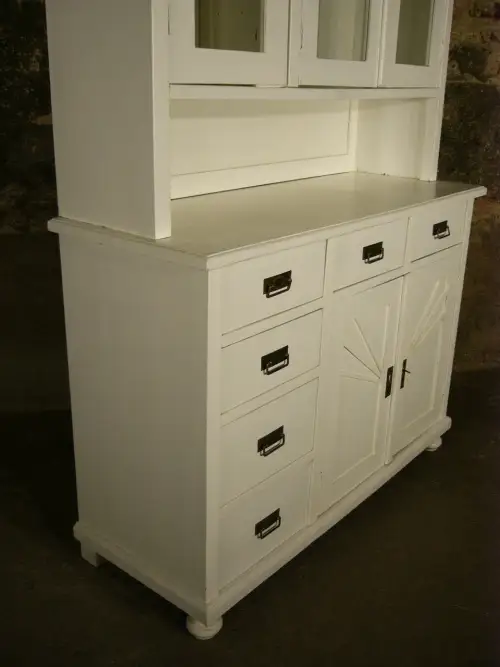 Buffet Jugendstil antik Küchen Schrank im Landhaus Stil um 1900 18