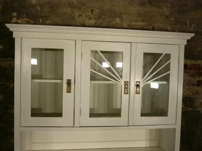 Buffet Jugendstil antik Küchen Schrank im Landhaus Stil um 1900 2
