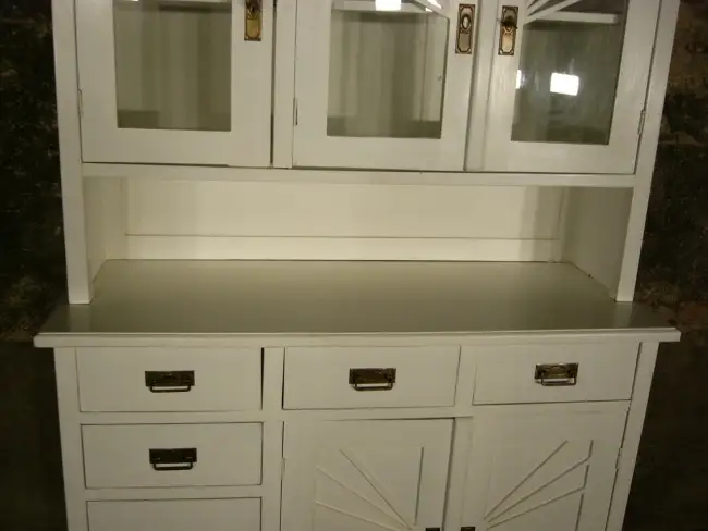 Buffet Jugendstil antik Küchen Schrank im Landhaus Stil um 1900 3