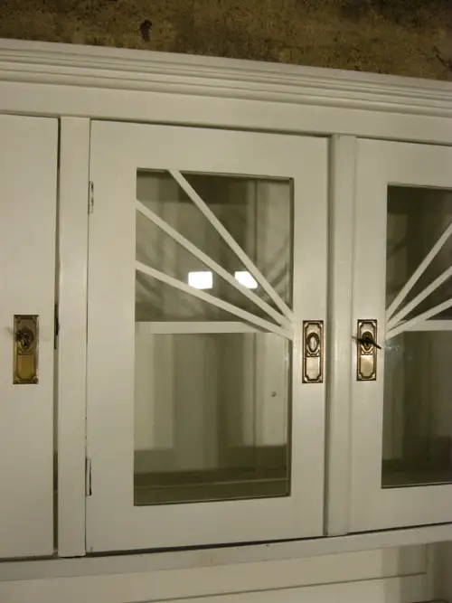 Buffet Jugendstil antik Küchen Schrank im Landhaus Stil um 1900 6