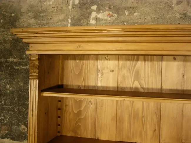 Regal Weichholz antik Gründerzeit Bücher Schrank um 1900 Jhd. 2