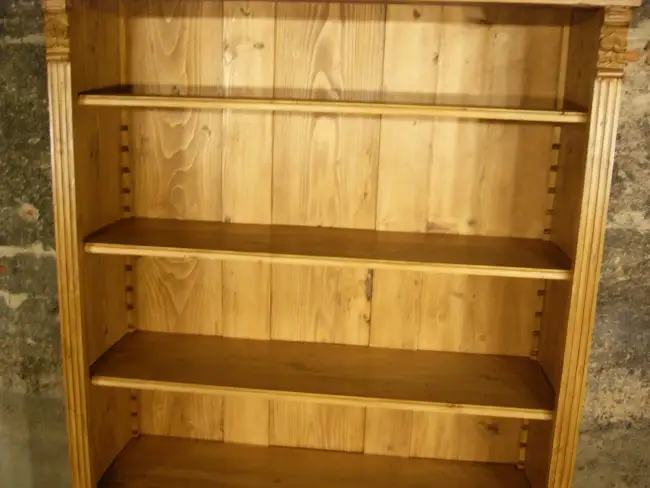 Regal Weichholz antik Gründerzeit Bücher Schrank um 1900 Jhd. 3
