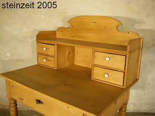 Tisch Schreibtisch antik Gründerzeit Damenschreibtisch Weichholz um 1900 Jhd.