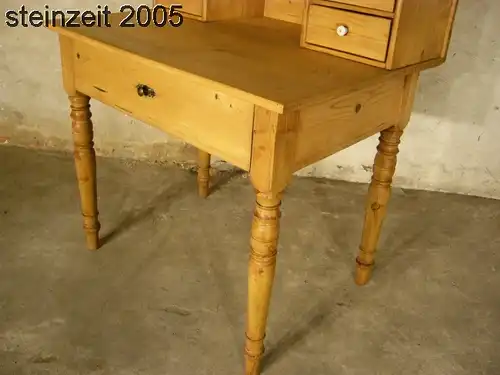 Tisch Schreibtisch antik Gründerzeit Damenschreibtisch Weichholz um 1900 Jhd.