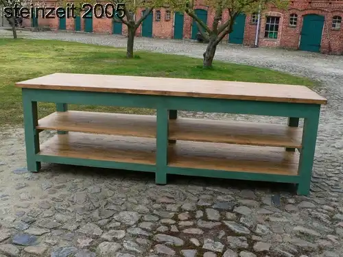 Tisch Schneidertisch Blumenbindertisch antik original sehr selten um 1900 Jhd.