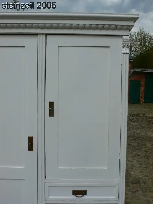 Schrank antik weiss Gründerzeit Super praktisch im Landhaus Stil um 1900 Jhd. 2