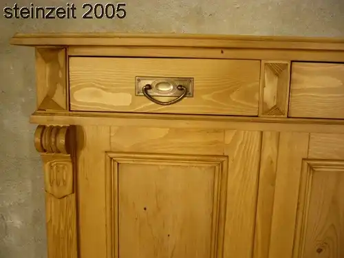 Vertiko antik Gründerzeit Weichholz Regal ökologisch restauriert um 1900 Jhd