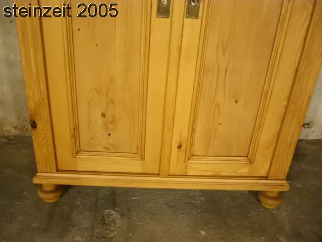 Vertiko antik Gründerzeit Weichholz Regal ökologisch restauriert um 1900 Jhd 4
