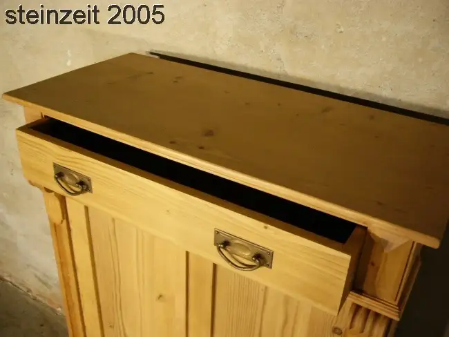 Vertiko antik Gründerzeit Weichholz Schrank Kommode um 1900 Jhd 5