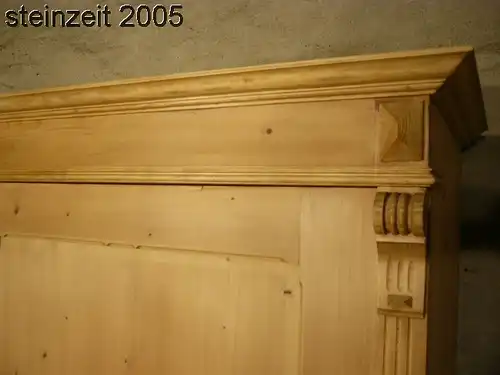 Schrank antik 1 türig Weichholz Gründerzeit ökologisch restauriert um 1900 Jhd.