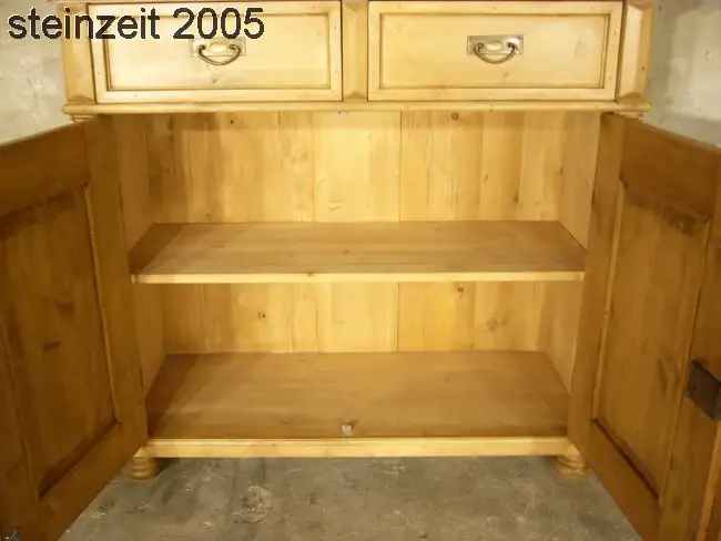 Kommode Gründerzeit antik Schrank 2 türig restauriert um 1900 Jhd.. 6