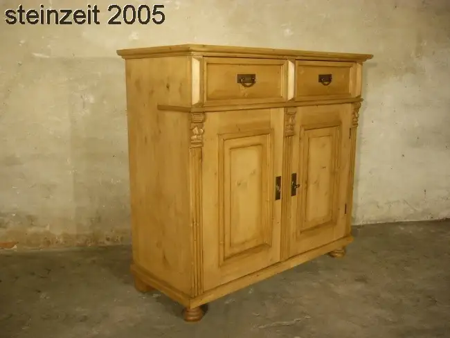 Kommode Gründerzeit antik Schrank 2 türig restauriert um 1900 Jhd.. 7