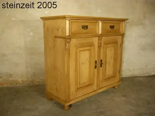 Kommode Gründerzeit antik Schrank 2 türig restauriert um 1900 Jhd..