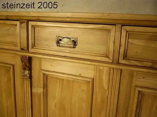 Anrichte Sideboard Schubladen Schrank Weichholz im Gründerzeit Stil