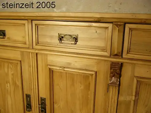 Anrichte Sideboard Schubladen Schrank Weichholz im Gründerzeit Stil