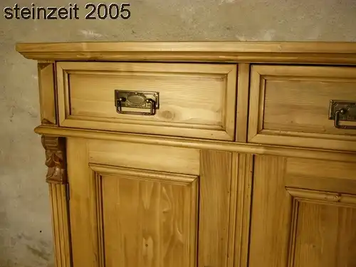 Anrichte Sideboard Schubladen Schrank Weichholz im Gründerzeit Stil