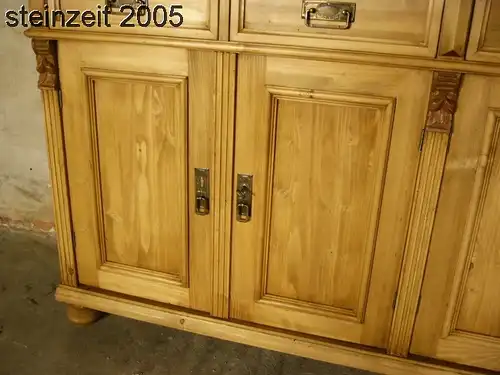 Anrichte Sideboard Schubladen Schrank Weichholz im Gründerzeit Stil