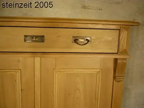 Vertiko Jugendstil Schrank antik Weichholz restauriert um 1900