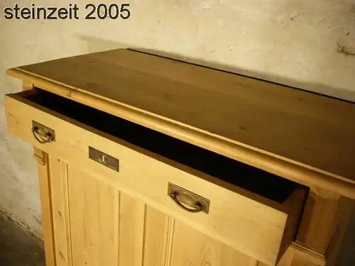 Vertiko Jugendstil Schrank antik Weichholz restauriert um 1900